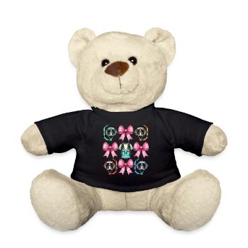 Coquette Bow Schnorcheln Schnorchel Mütter Tag - Teddy - Schwarz - Vorne