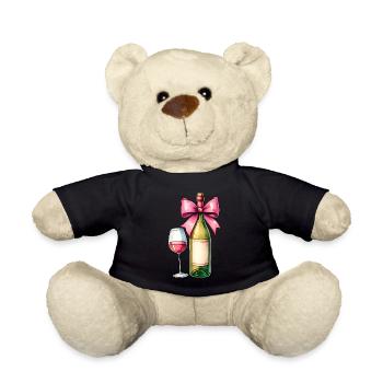 Coquette Bow Weintrinker Rosa - Teddy - Schwarz - Vorne