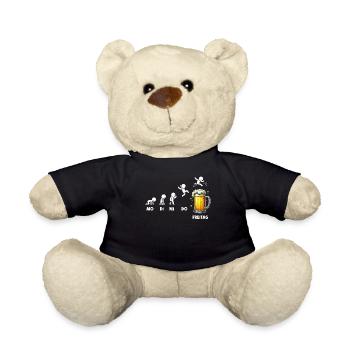 Freitag Wochenende Bierliebhaber Sarkastischer - Teddy - Schwarz - Vorne