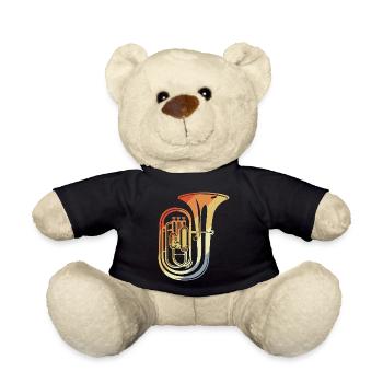 90er Jahre Tuba Skizze - Teddy - Schwarz - Vorne