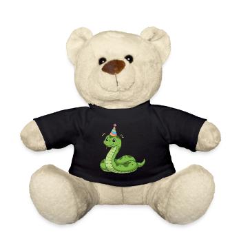 Animal Cartoon Party Snake - Teddy Bear - black - Front