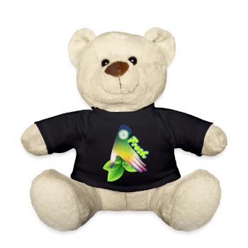 Design der frischen Gradient-Blattuhr - Teddy - Schwarz - Vorne