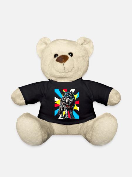 Loups Loups Tattoo - Nounours - noir