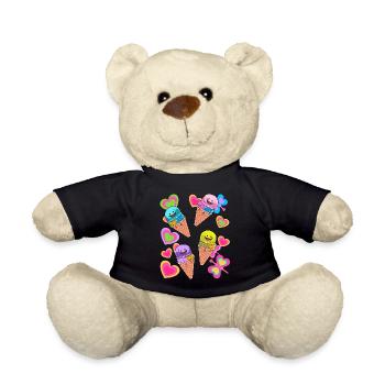 Glace Été Enfant Enfants - Nounours - noir - Devant