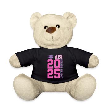 Abiturient ABI 2025 LIMITED EDITION Lustiges - Teddy - Schwarz - Vorne