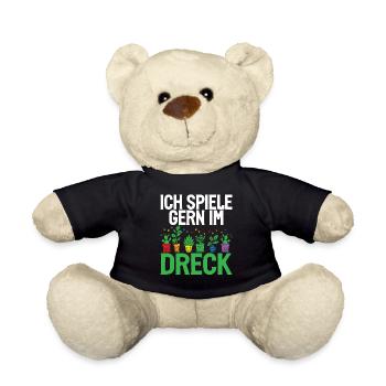 Gärtner Pflanzen Gartenarbeit Gartenbau - Teddy - Schwarz - Vorne