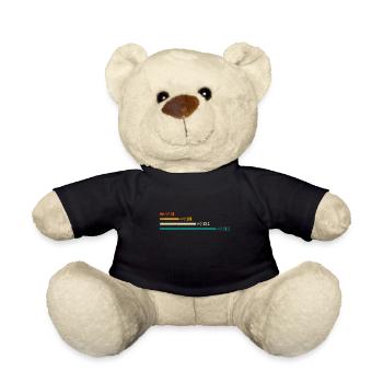 Läufer HALBMARATHON 26.2 Laufen Lustiges - Teddy - Schwarz - Vorne