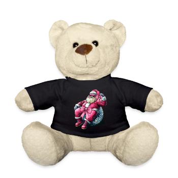 Noeud Coquet Père Noël - Nounours - noir - Devant