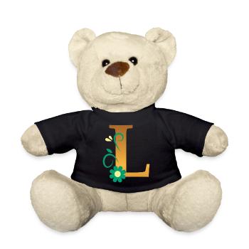 L - Teddy Bear - black - Front