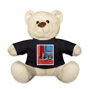 sweet cat - Teddy Bear - black - Front