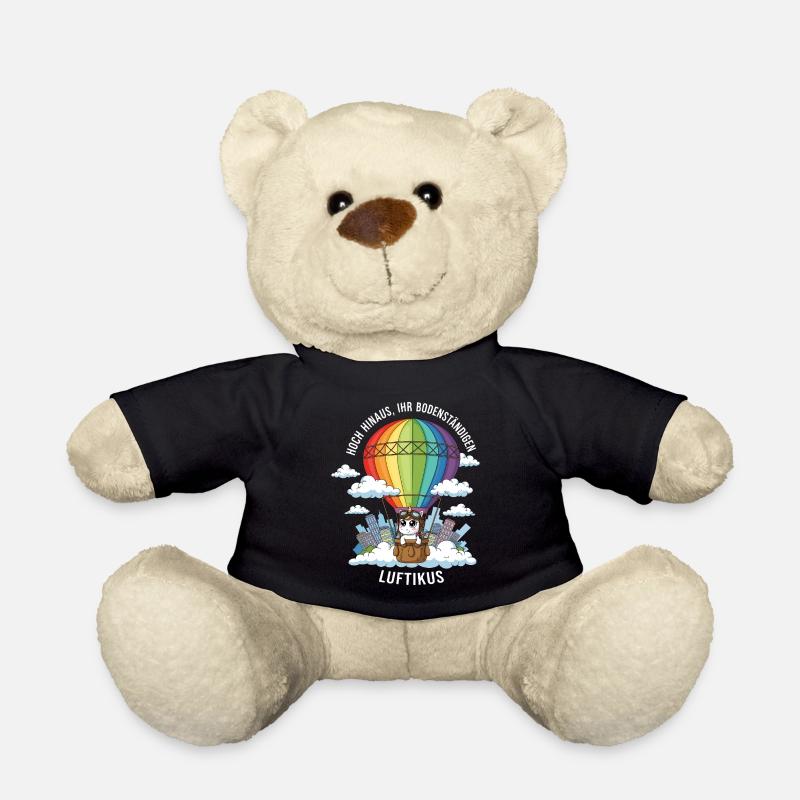 Luftikus-Einhorn - Teddy - Schwarz