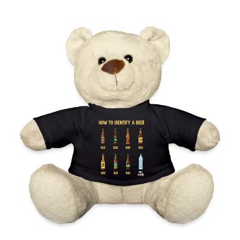 Bier-Identifizierungs-Guide - Teddy - Schwarz - Vorne