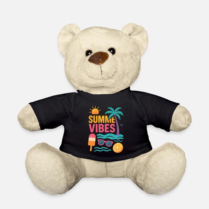 Summer Vibes - Teddy Bear - black