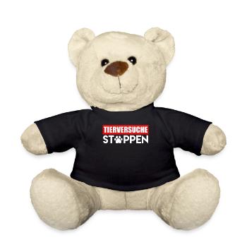 Tierschutz TIRVERSUCHE STAPPEN LUSTIG - Teddy - Schwarz - Vorne