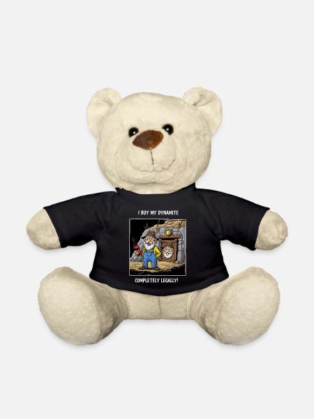 Dynamit-Miner ! - Teddy - Schwarz