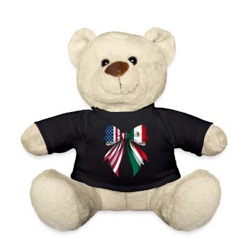 Coquette Bow Mexico Roots Heritage Mexican Pride - Teddy - Schwarz - Vorne