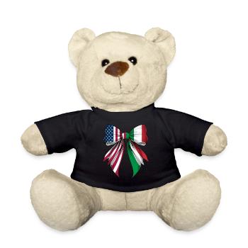 Coquette Bow Italy Roots Heritage - Teddy Bear - black - Front