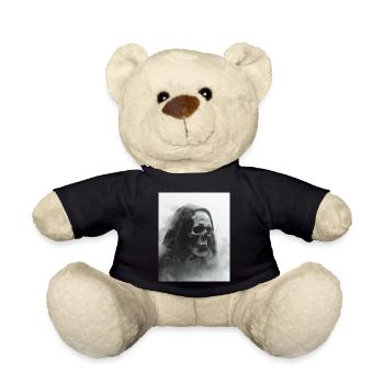 Dunkler Totenschädel im Nebel - Teddy - Schwarz - Vorne