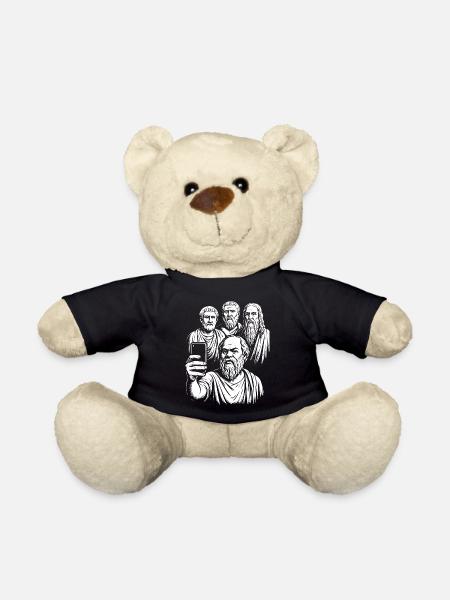 Altgriechische Philosophen Selfie - Teddy - Schwarz