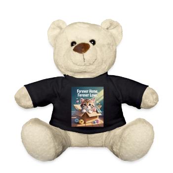 Für Immer Zuhause, Für Immer Liebe - Teddy - Schwarz - Vorne