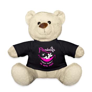 Fée-néante mais juste ce qu'il faut - Nounours - noir - Devant