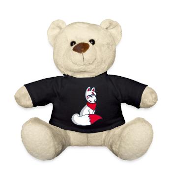 White and Red Fox Manga - Teddy - Schwarz - Vorne