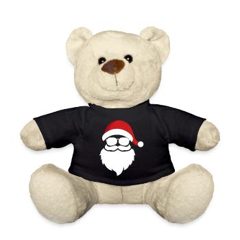cool santa - Teddy Bear - black - Front