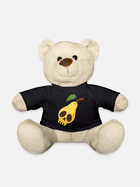 Crâne de poire - Nounours - noir