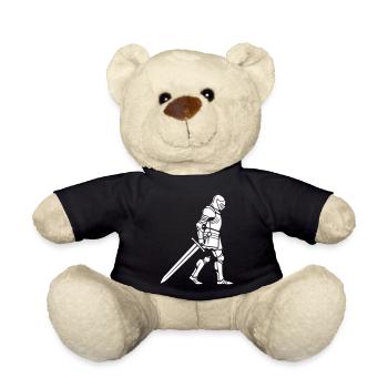 Ritter Rüstung Detailliert Mittelalter - Teddy - Schwarz - Vorne