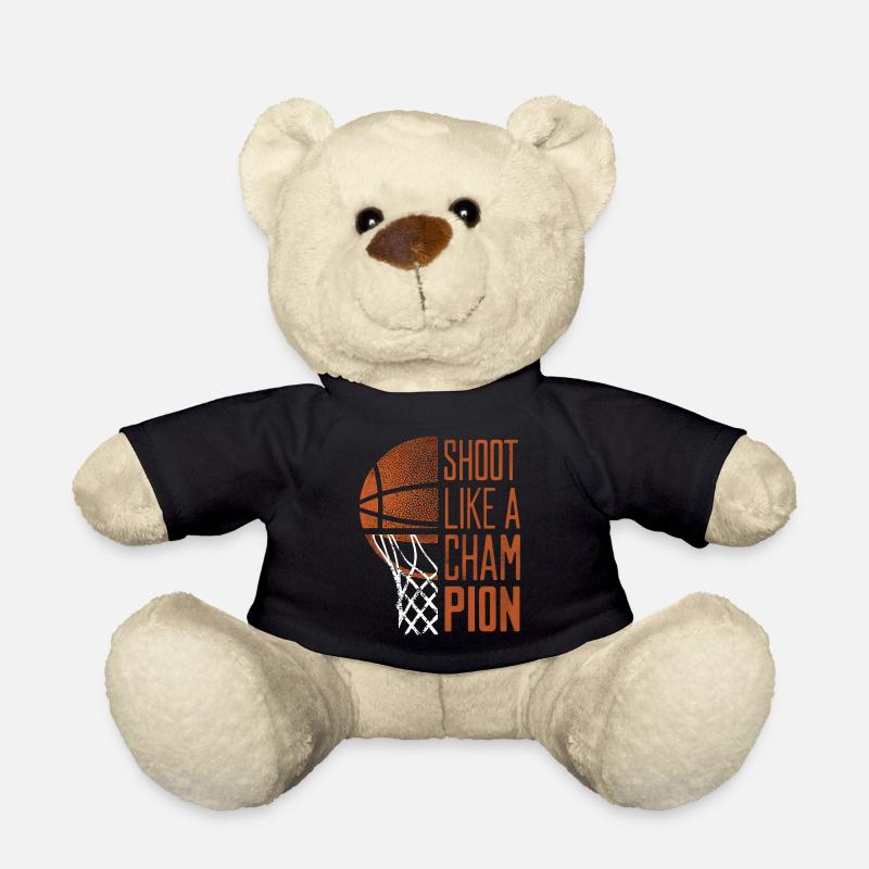 Citation de Shooter Comme un Champion de Basket - Nounours - noir