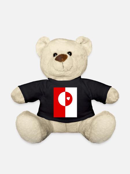 Grönlandflagge - Teddy - Schwarz