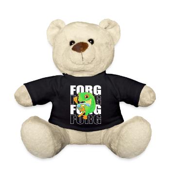 Frog Tree Frog - Teddy Bear - black - Front