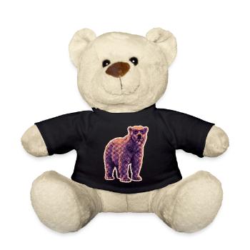 Sommer Eisbär Sonnenbrille - Teddy - Schwarz - Vorne