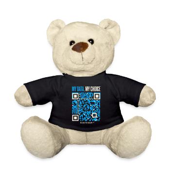 My Data My Choice - Teddy Bear - black - Front