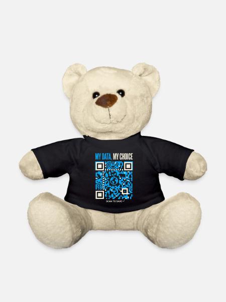 My Data My Choice - Teddy Bear - black