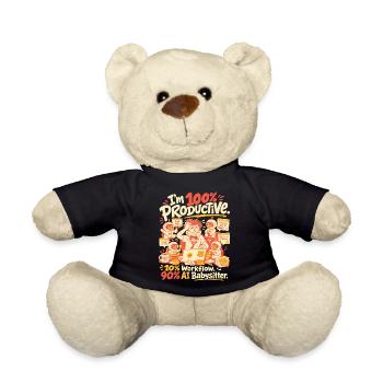 KI Babysitter Produktiv Chaos - Teddy - Schwarz - Vorne