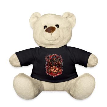 Sensenmann mit Schädelberg - Teddy - Schwarz - Vorne