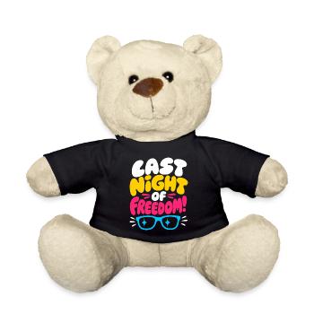 Dernière nuit de la liberté JGA - Nounours - noir - Devant
