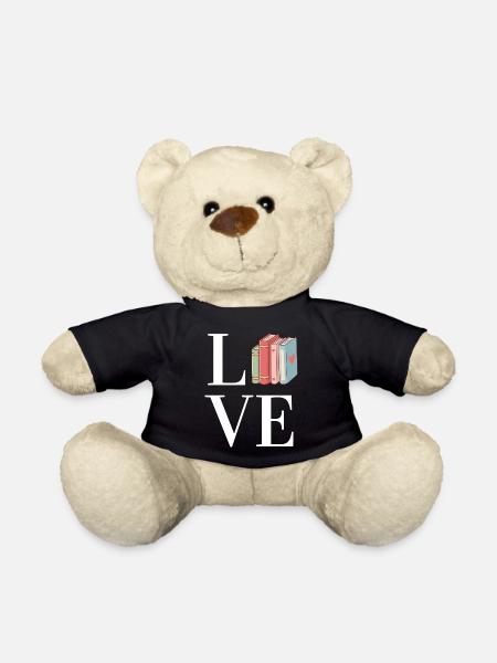 Booklover - Teddy Bear - black