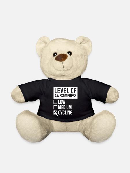 Radfahren, Radfahren, Radfahren - Teddy - Schwarz