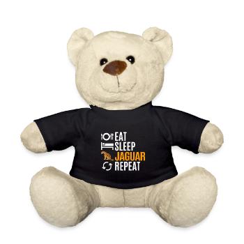 Jaguar Geschenkidee - Teddy - Schwarz - Vorne