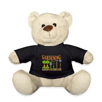 Garten Motiv Gärtner & Gärtnerin Spruch - Teddy - Schwarz - Vorne