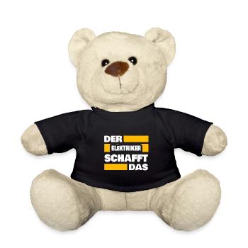 Cadeau pour électricien - Nounours - noir - Devant
