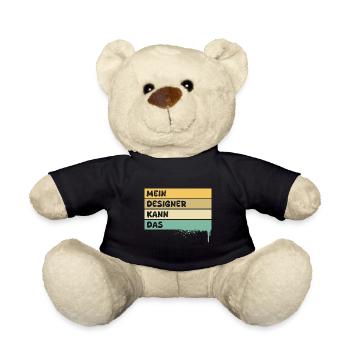 Profession Designer - Teddy Bear - black - Front
