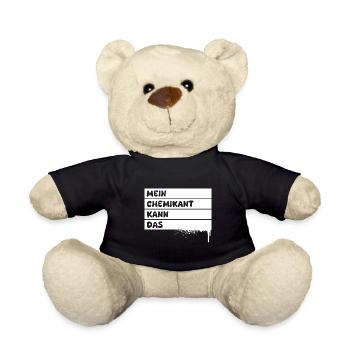 Profession : Technicien en chimie - Nounours - noir - Devant