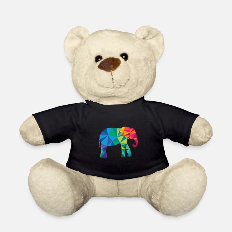 Elefant Bunt - Teddy - Schwarz