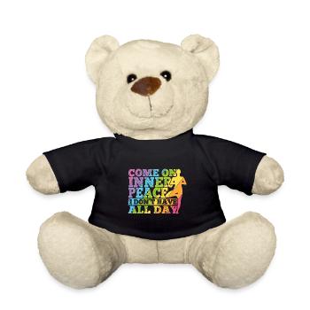 Yogalehrer Spruch Für Yogi Yoga - Teddy - Schwarz - Vorne