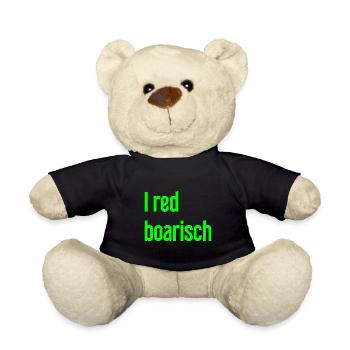 I red boarisch - Teddy - Schwarz - Vorne
