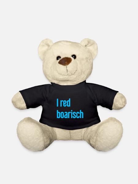 I red boarisch - Teddy Bear - black