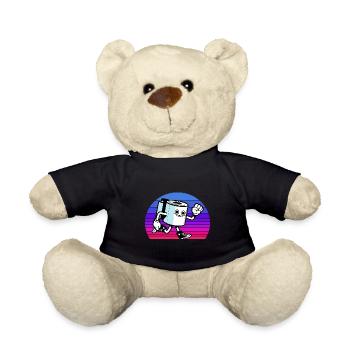 toilet paper - Teddy Bear - black - Front